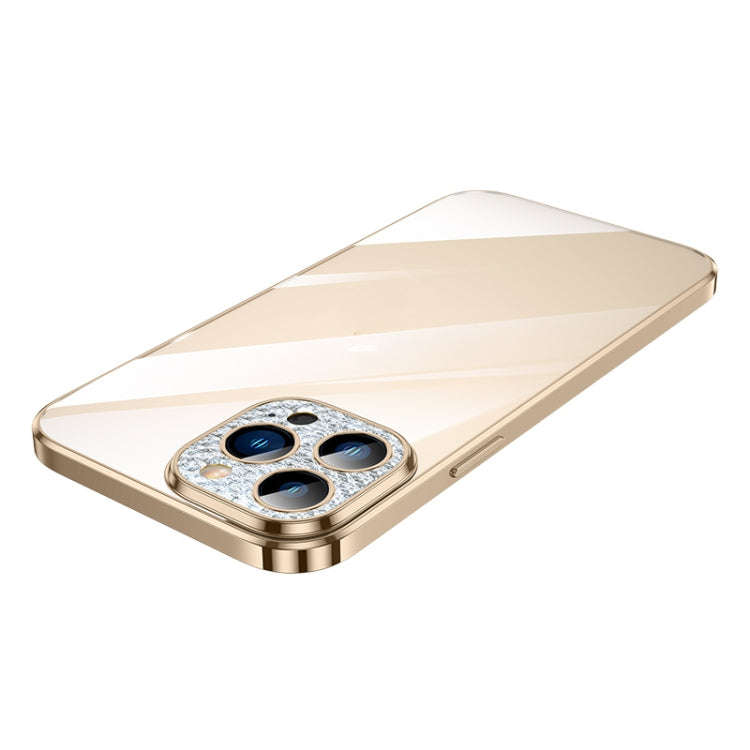 SULADA Diamond Lens Protector Plated Frosted Case, For iPhone 13, For iPhone 13 Pro, For iPhone 1...