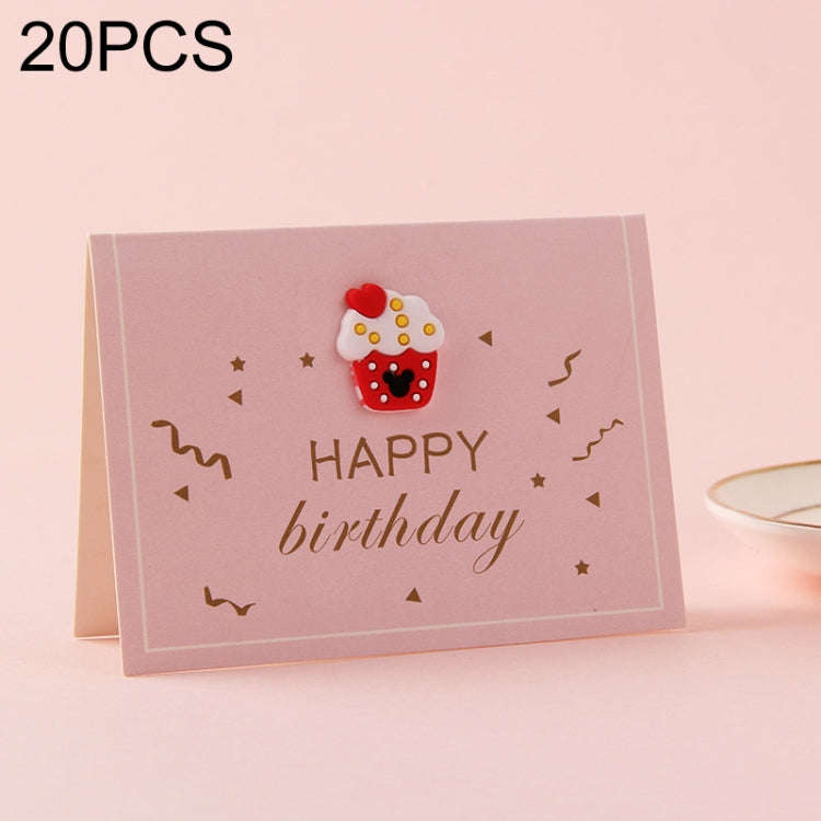 20 PCS 3D Holiday Blessing And Thanksgiving Card, without Envelope