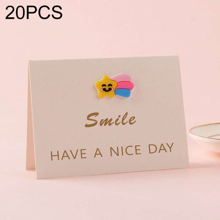 20 PCS 3D Holiday Blessing And Thanksgiving Card, without Envelope