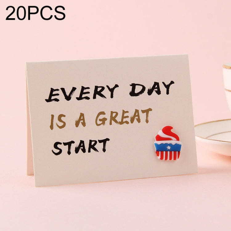 20 PCS 3D Holiday Blessing And Thanksgiving Card, without Envelope