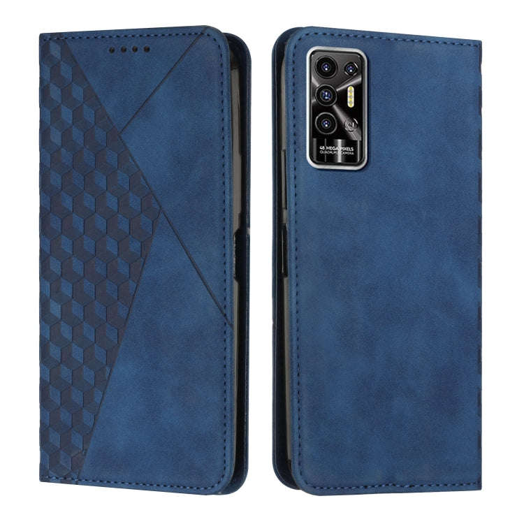 Diamond Splicing Skin Feel Magnetic Leather Phone Case, For Tecno Camon 17P / 17 Pro, For Tecno C...