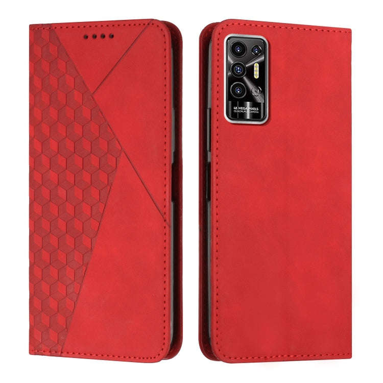 Diamond Splicing Skin Feel Magnetic Leather Phone Case, For Tecno Camon 17P / 17 Pro, For Tecno C...