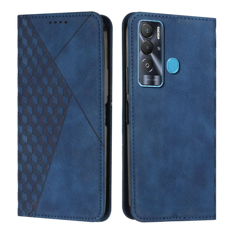 Diamond Splicing Skin Feel Magnetic Leather Phone Case, For Tecno Camon 17P / 17 Pro, For Tecno C...
