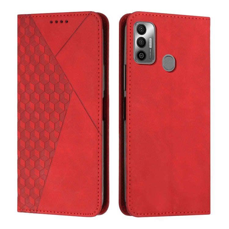 Diamond Splicing Skin Feel Magnetic Leather Phone Case, For Tecno Camon 17P / 17 Pro, For Tecno C...