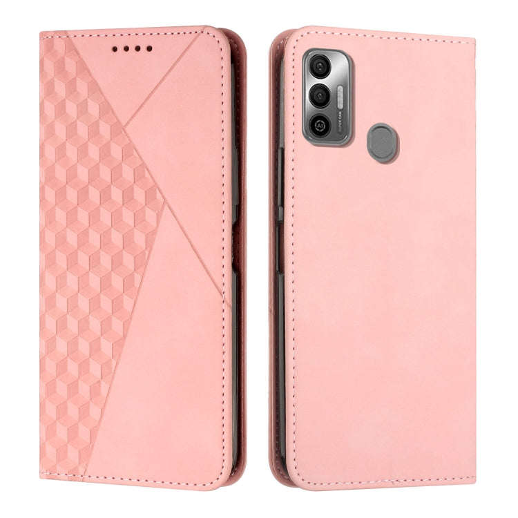 Diamond Splicing Skin Feel Magnetic Leather Phone Case, For Tecno Camon 17P / 17 Pro, For Tecno C...