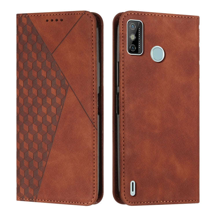 Diamond Splicing Skin Feel Magnetic Leather Phone Case, For Tecno Camon 17P / 17 Pro, For Tecno C...