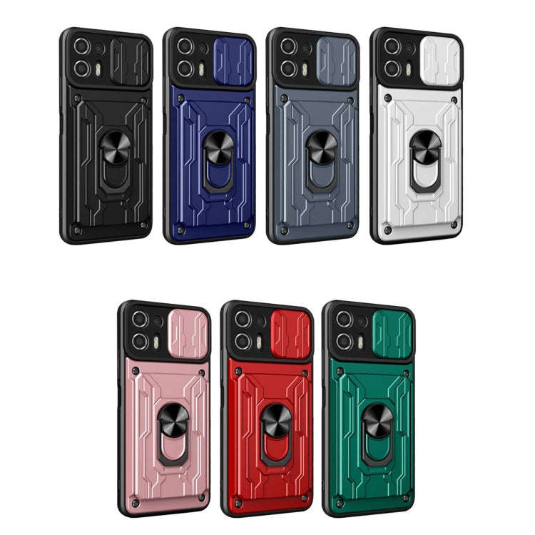 Sliding Camshield Card Phone Case, For Motorola Edge 20 Lite