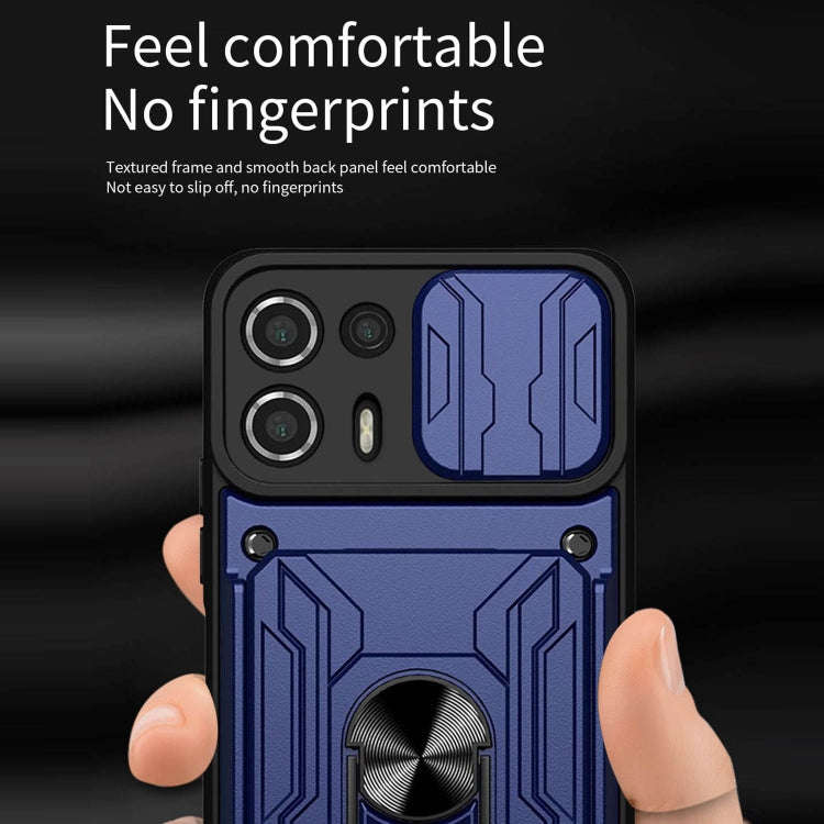 Sliding Camshield Card Phone Case, For Motorola Edge 20 Lite