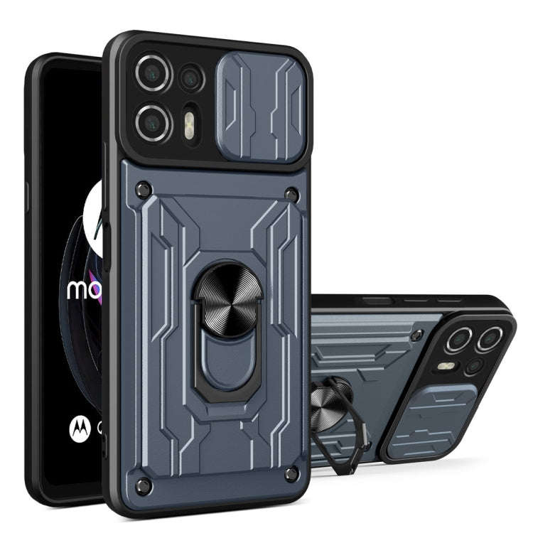 Sliding Camshield Card Phone Case, For Motorola Edge 20 Lite