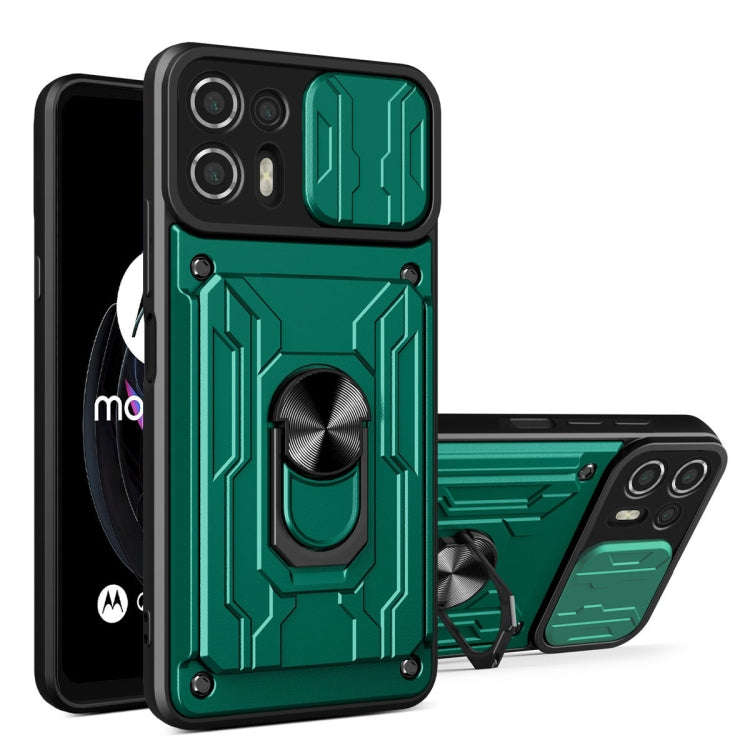 Sliding Camshield Card Phone Case, For Motorola Edge 20 Lite