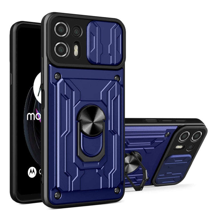 Sliding Camshield Card Phone Case, For Motorola Edge 20 Lite