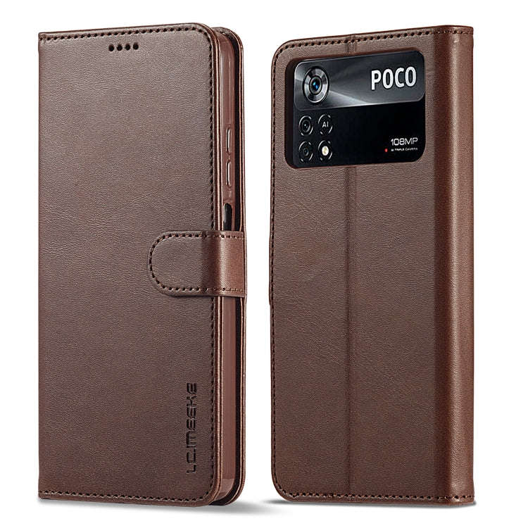 LC.IMEEKE Calf Texture Leather Phone Case, For Honor 50 / nova 9, For Honor 50 Pro / nova 9 Pro, ...