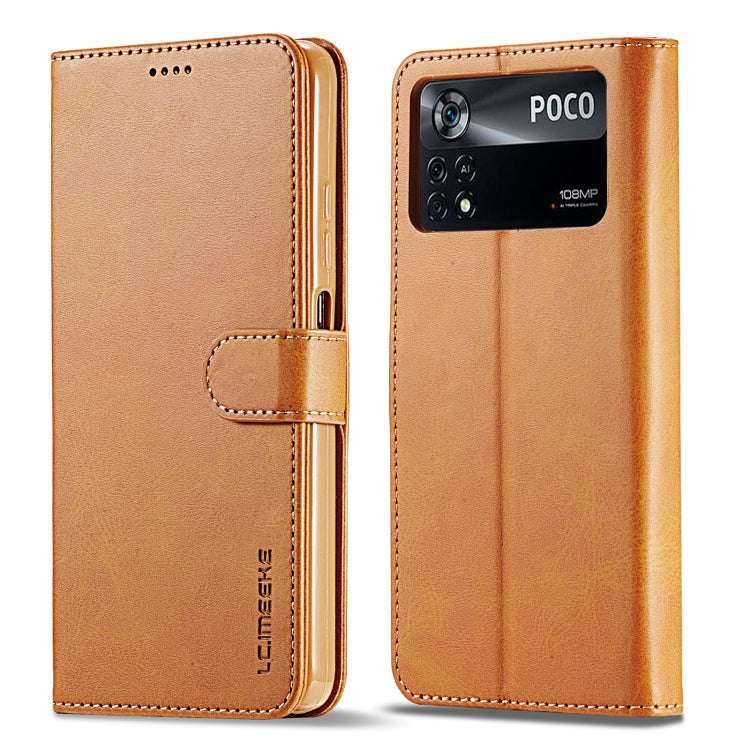LC.IMEEKE Calf Texture Leather Phone Case, For Honor 50 / nova 9, For Honor 50 Pro / nova 9 Pro, ...