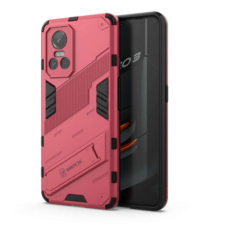 Punk Armor 2 in 1 PC + TPU Shockproof Phone Case with Invisible Holder, For Realme GT Neo3 5G Chi...