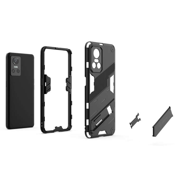 Punk Armor 2 in 1 PC + TPU Shockproof Phone Case with Invisible Holder, For Realme GT Neo3 5G Chi...