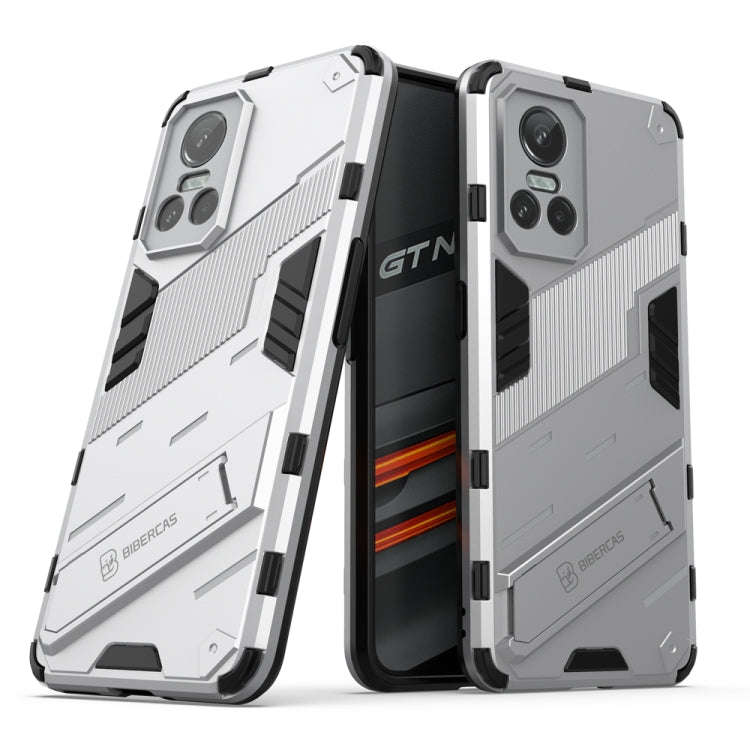 Punk Armor 2 in 1 PC + TPU Shockproof Phone Case with Invisible Holder, For Realme GT Neo3 5G Chi...