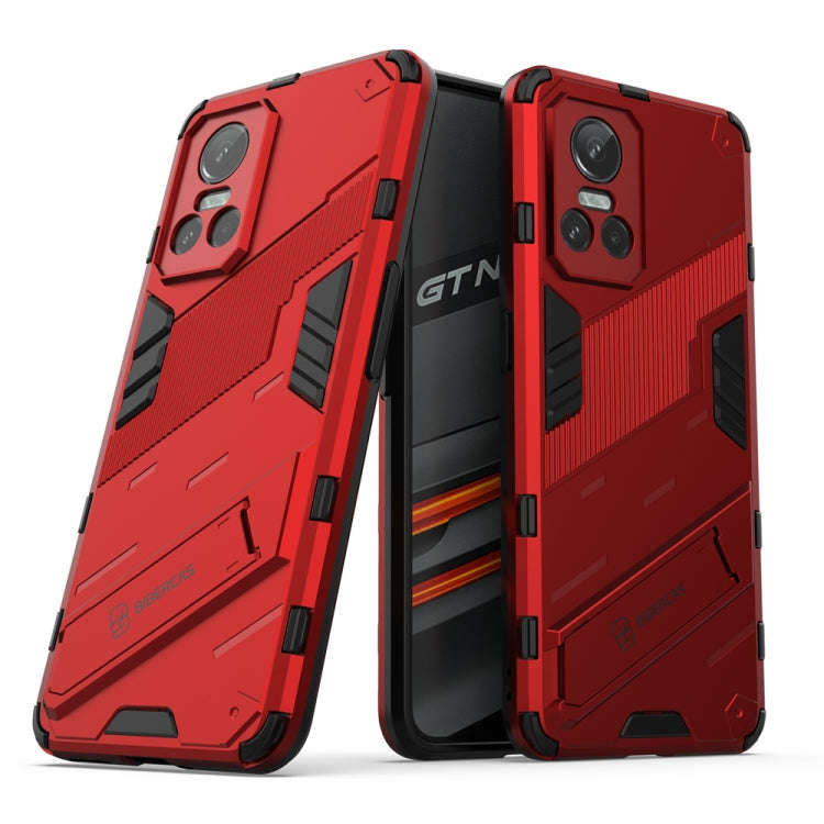 Punk Armor 2 in 1 PC + TPU Shockproof Phone Case with Invisible Holder, For Realme GT Neo3 5G Chi...