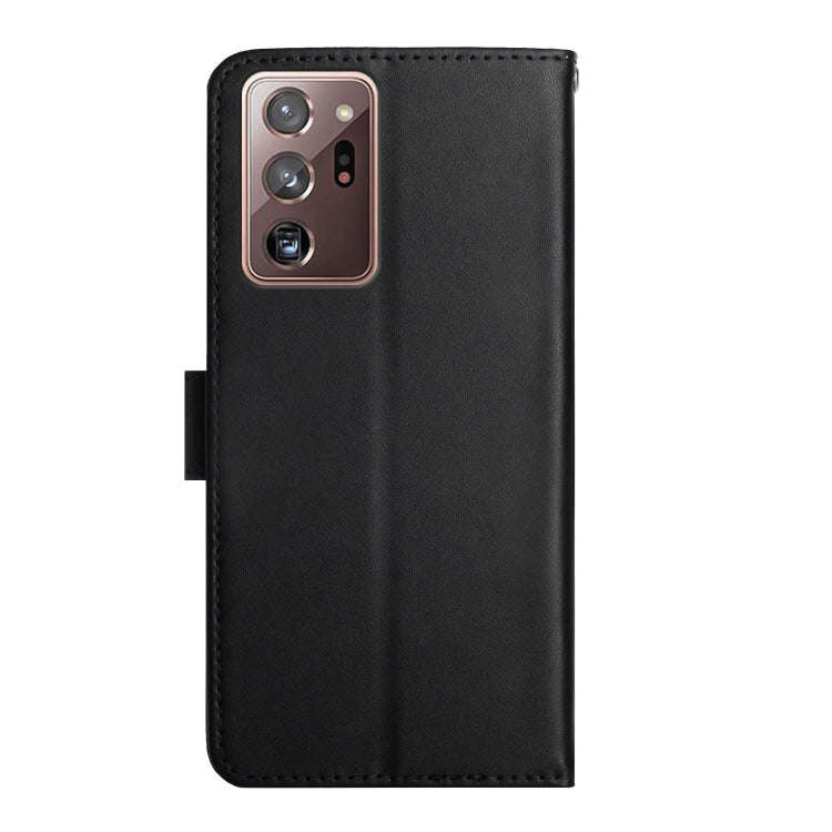 Genuine Leather Fingerprint-proof Horizontal Flip Phone Case, For Samsung Galaxy Note20 Ultra, Fo...