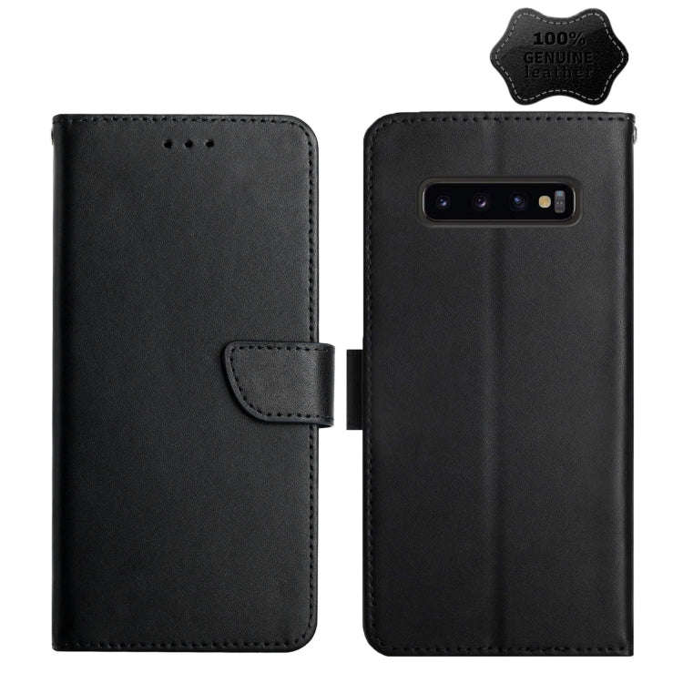 Genuine Leather Fingerprint-proof Horizontal Flip Phone Case, For Samsung Galaxy Note20 Ultra, Fo...
