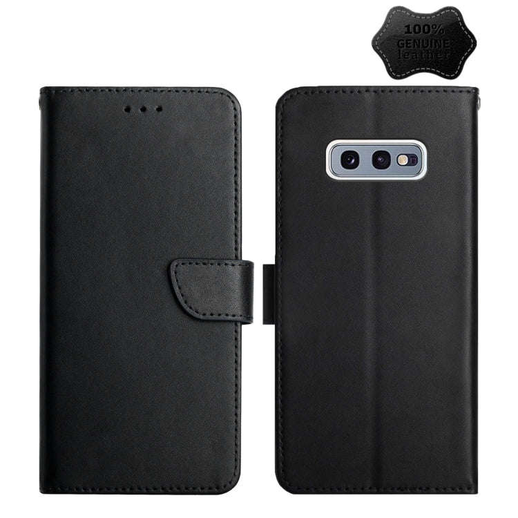 Genuine Leather Fingerprint-proof Horizontal Flip Phone Case, For Samsung Galaxy Note20 Ultra, Fo...