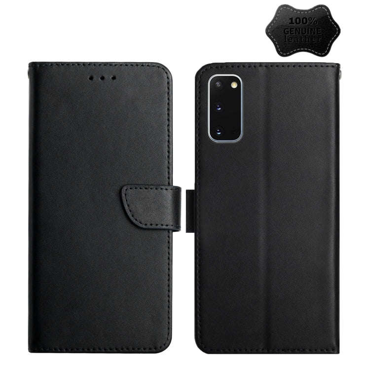 Genuine Leather Fingerprint-proof Horizontal Flip Phone Case, For Samsung Galaxy Note20 Ultra, Fo...