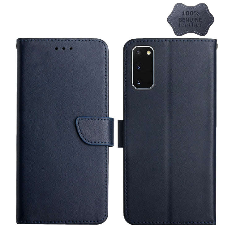 Genuine Leather Fingerprint-proof Horizontal Flip Phone Case, For Samsung Galaxy Note20 Ultra, Fo...