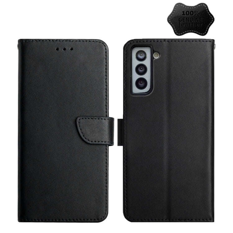 Genuine Leather Fingerprint-proof Horizontal Flip Phone Case, For Samsung Galaxy Note20 Ultra, Fo...