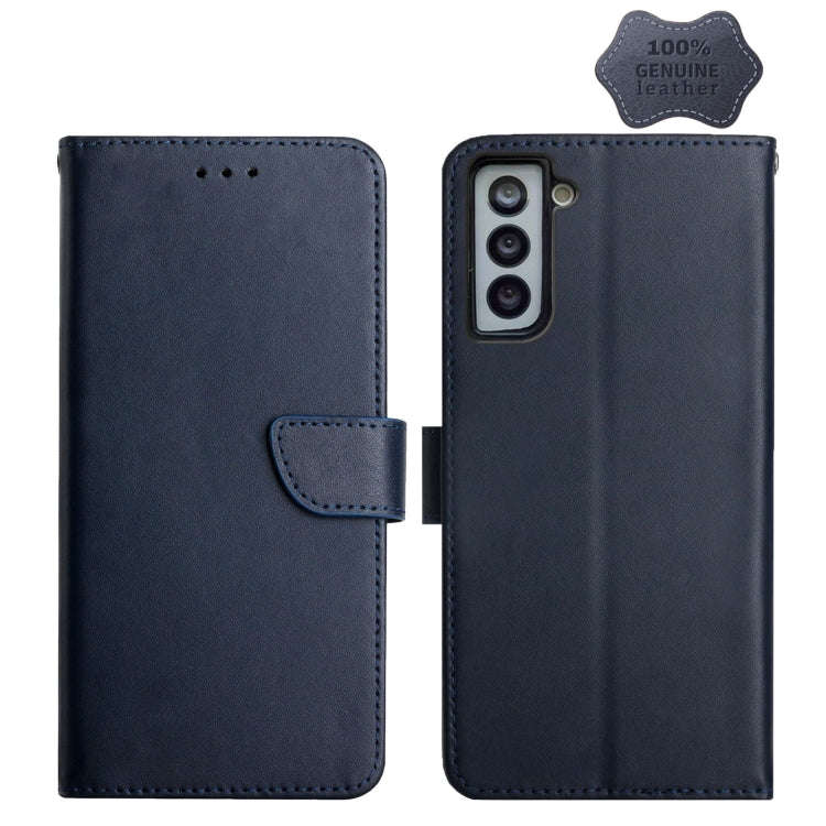 Genuine Leather Fingerprint-proof Horizontal Flip Phone Case, For Samsung Galaxy Note20 Ultra, Fo...