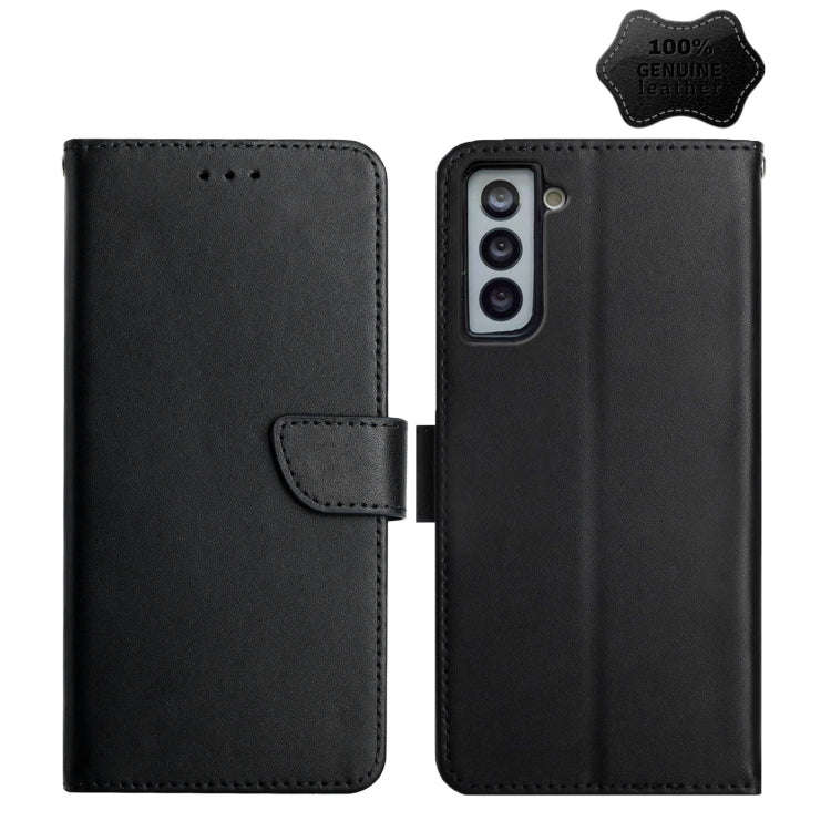 Genuine Leather Fingerprint-proof Horizontal Flip Phone Case, For Samsung Galaxy Note20 Ultra, Fo...