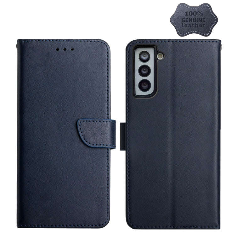 Genuine Leather Fingerprint-proof Horizontal Flip Phone Case, For Samsung Galaxy Note20 Ultra, Fo...