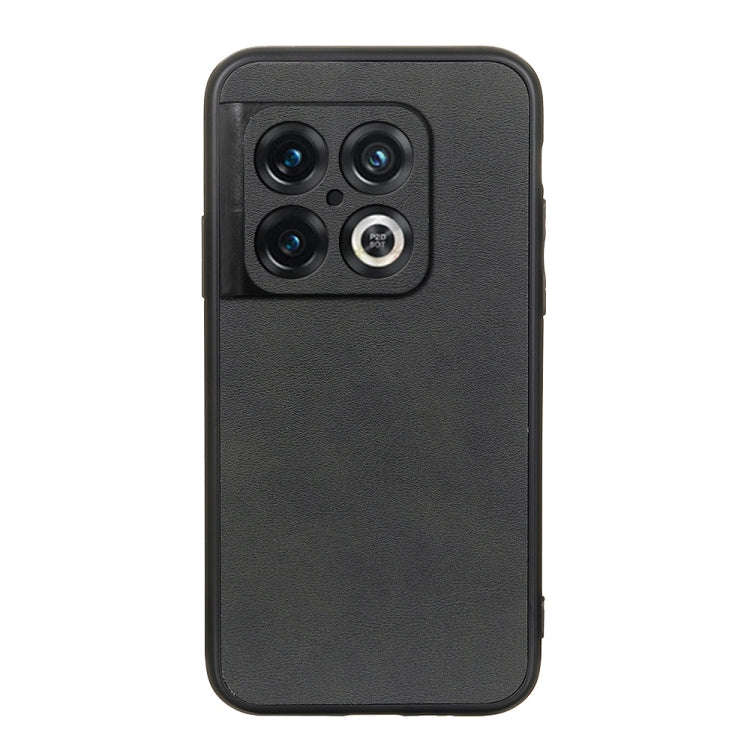 Accurate Hole Two-color Calf Texture PU Phone Case, For OnePlus 10 Pro Accurate Hole, For Google ...