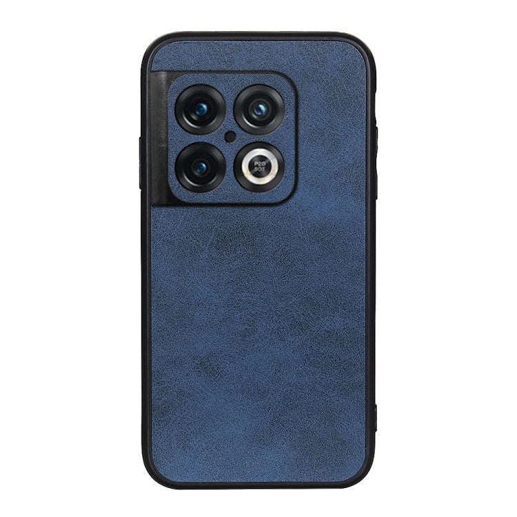 Accurate Hole Two-color Calf Texture PU Phone Case, For OnePlus 10 Pro Accurate Hole, For Google ...