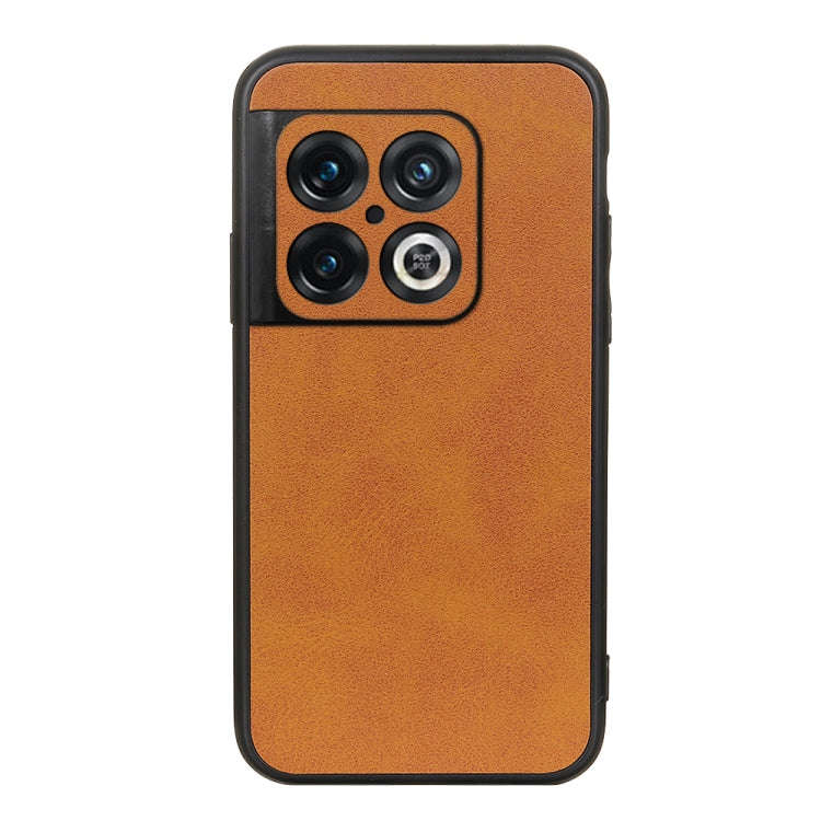 Accurate Hole Two-color Calf Texture PU Phone Case, For OnePlus 10 Pro Accurate Hole, For Google ...