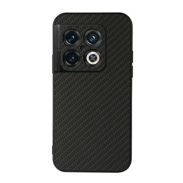 Accurate Hole Carbon Fiber Texture PU Phone Case, For OnePlus 10 Pro, For Google Pixel 7, For Goo...