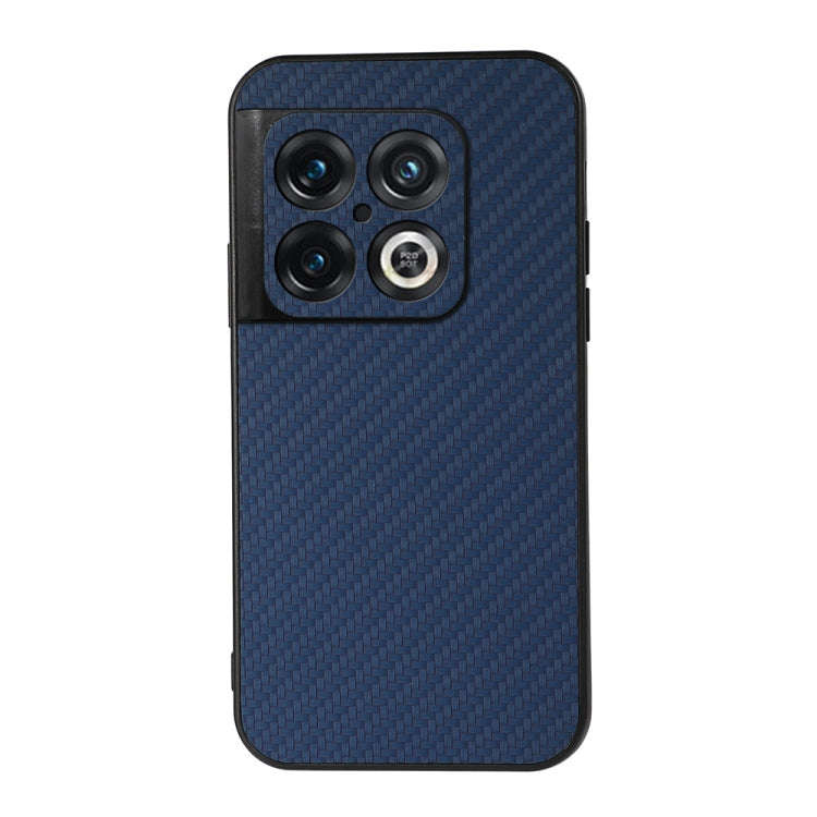 Accurate Hole Carbon Fiber Texture PU Phone Case, For OnePlus 10 Pro, For Google Pixel 7, For Goo...