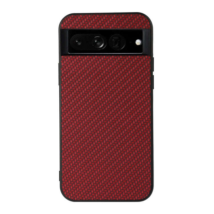 Accurate Hole Carbon Fiber Texture PU Phone Case, For OnePlus 10 Pro, For Google Pixel 7, For Goo...