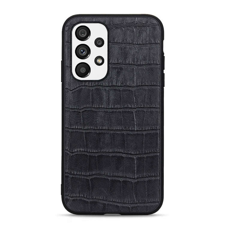 Accurate Hole Crocodile Texture Genuine Leather Phone Case, For OnePlus 10 Pro Accurate Hole, For...