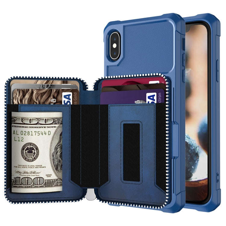 Zipper Wallet Card Bag PU Back Case, For iPhone 12 mini, For iPhone 12 / 12 Pro, For iPhone 12 Pr...