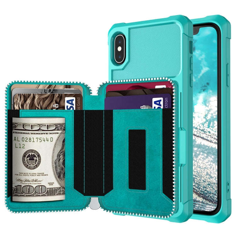 Zipper Wallet Card Bag PU Back Case, For iPhone 12 mini, For iPhone 12 / 12 Pro, For iPhone 12 Pr...