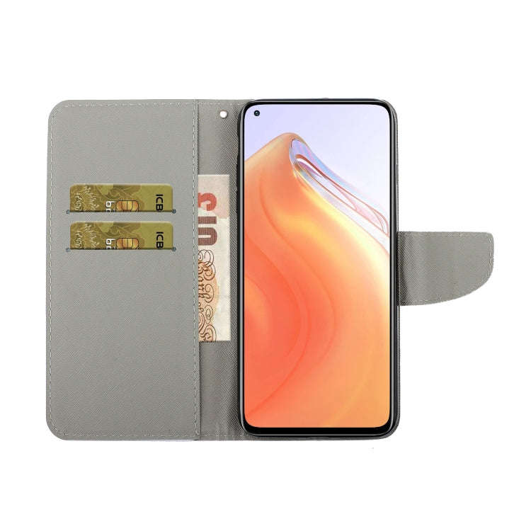 Coloured Drawing Pattern Leather Phone Case, For Xiaomi Mi 10T / 10T Pro, For Xiaomi Mi 10T Lite,...