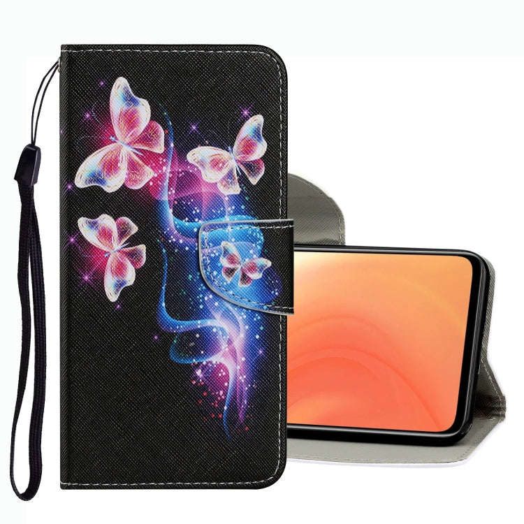 Coloured Drawing Pattern Leather Phone Case, For Xiaomi Mi 10T / 10T Pro, For Xiaomi Mi 10T Lite,...