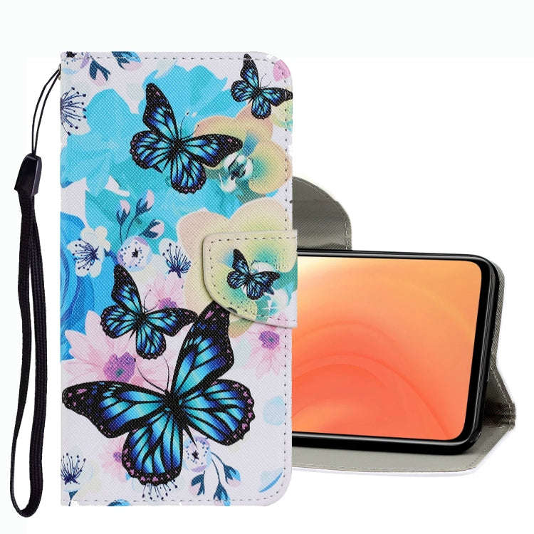 Coloured Drawing Pattern Leather Phone Case, For Xiaomi Mi 10T / 10T Pro, For Xiaomi Mi 10T Lite,...