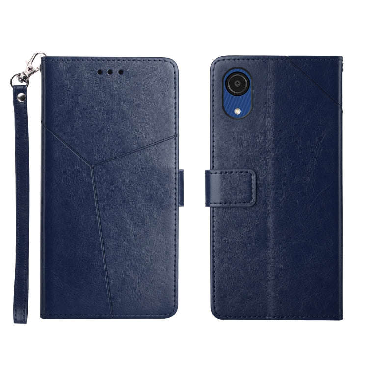 Y Stitching Horizontal Flip Leather Phone Case, For Samsung Galaxy A03 Core, For Samsung Galaxy A...