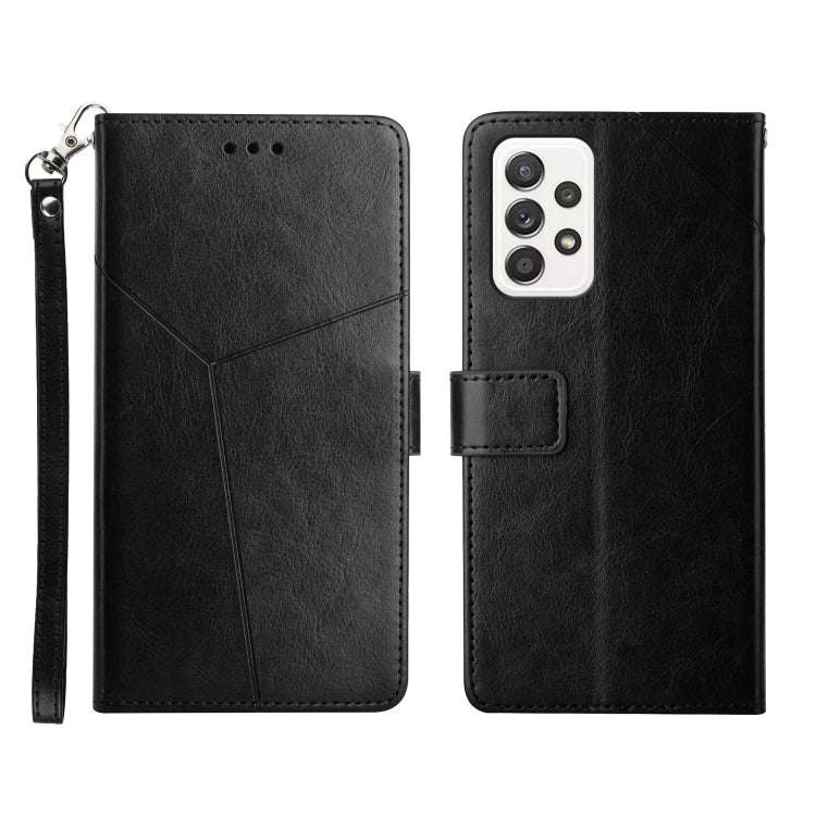 Y Stitching Horizontal Flip Leather Phone Case, For Samsung Galaxy A03 Core, For Samsung Galaxy A...