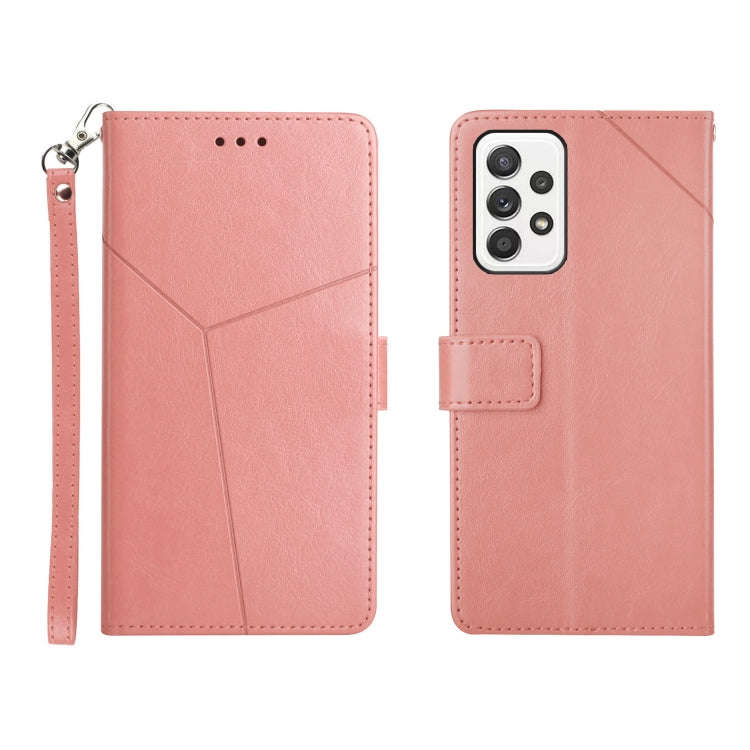Y Stitching Horizontal Flip Leather Phone Case, For Samsung Galaxy A03 Core, For Samsung Galaxy A...