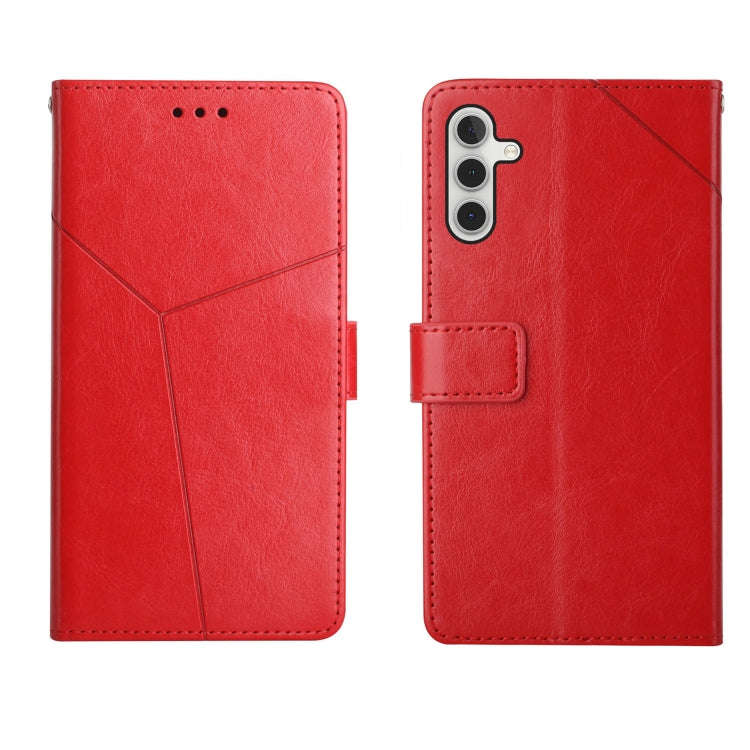 Y Stitching Horizontal Flip Leather Phone Case, For Samsung Galaxy A03 Core, For Samsung Galaxy A...