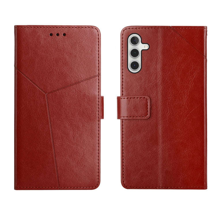 Y Stitching Horizontal Flip Leather Phone Case, For Samsung Galaxy A03 Core, For Samsung Galaxy A...