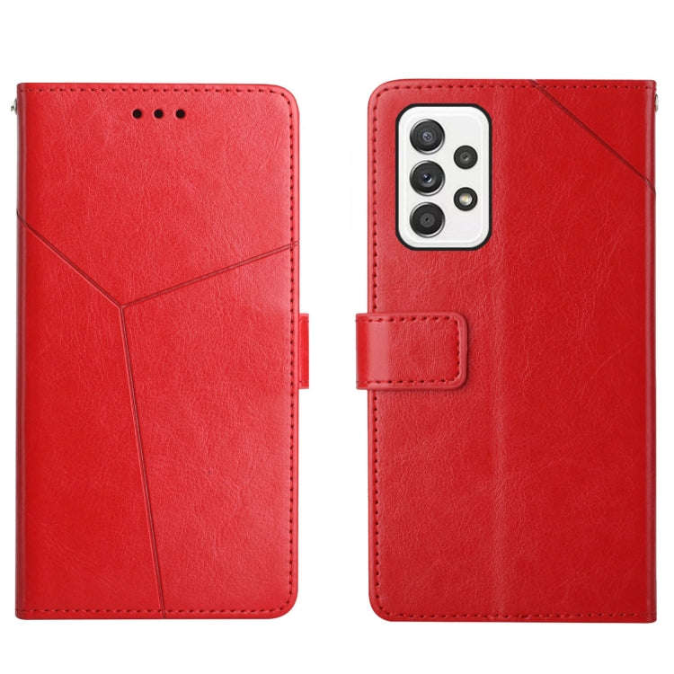 Y Stitching Horizontal Flip Leather Phone Case, For Samsung Galaxy A03 Core, For Samsung Galaxy A...