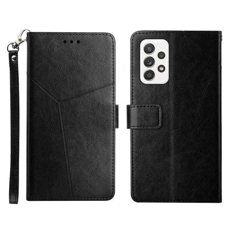 Y Stitching Horizontal Flip Leather Phone Case, For Samsung Galaxy A03 Core, For Samsung Galaxy A...