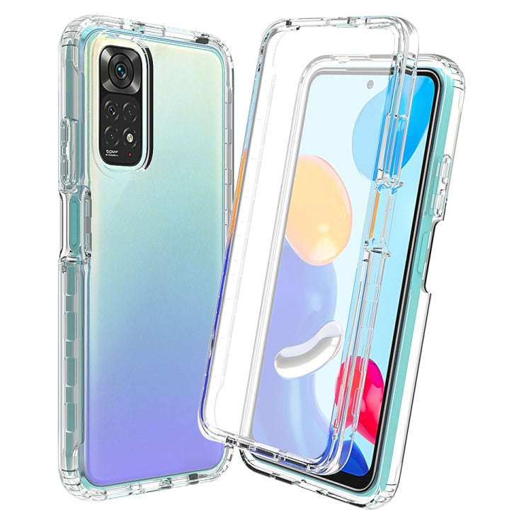 High Transparency Two-color Gradual PC+TPU Phone Case, For Samsung Galaxy A13 4G, For Samsung Gal...